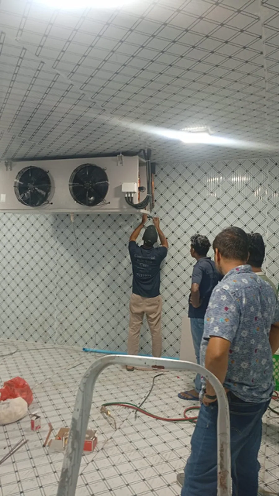 Commercial Cold Storage Facility Setup